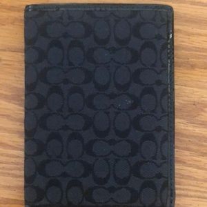 Coach passport cover